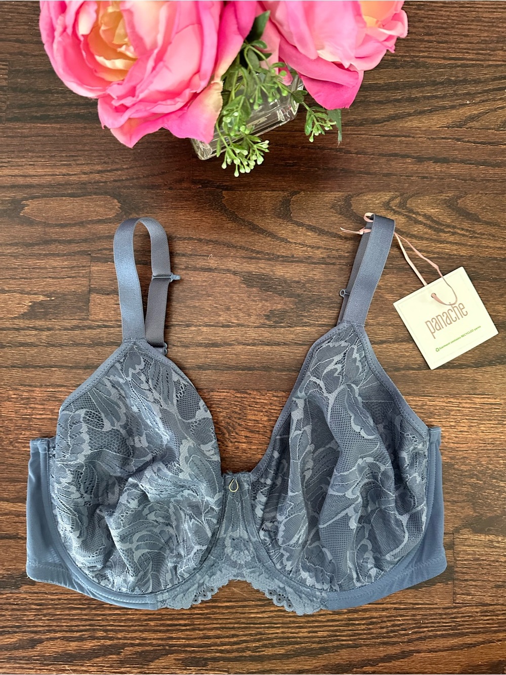 NWT Panache Radiance Moulded non-padded bra, 34FF/H US sizing